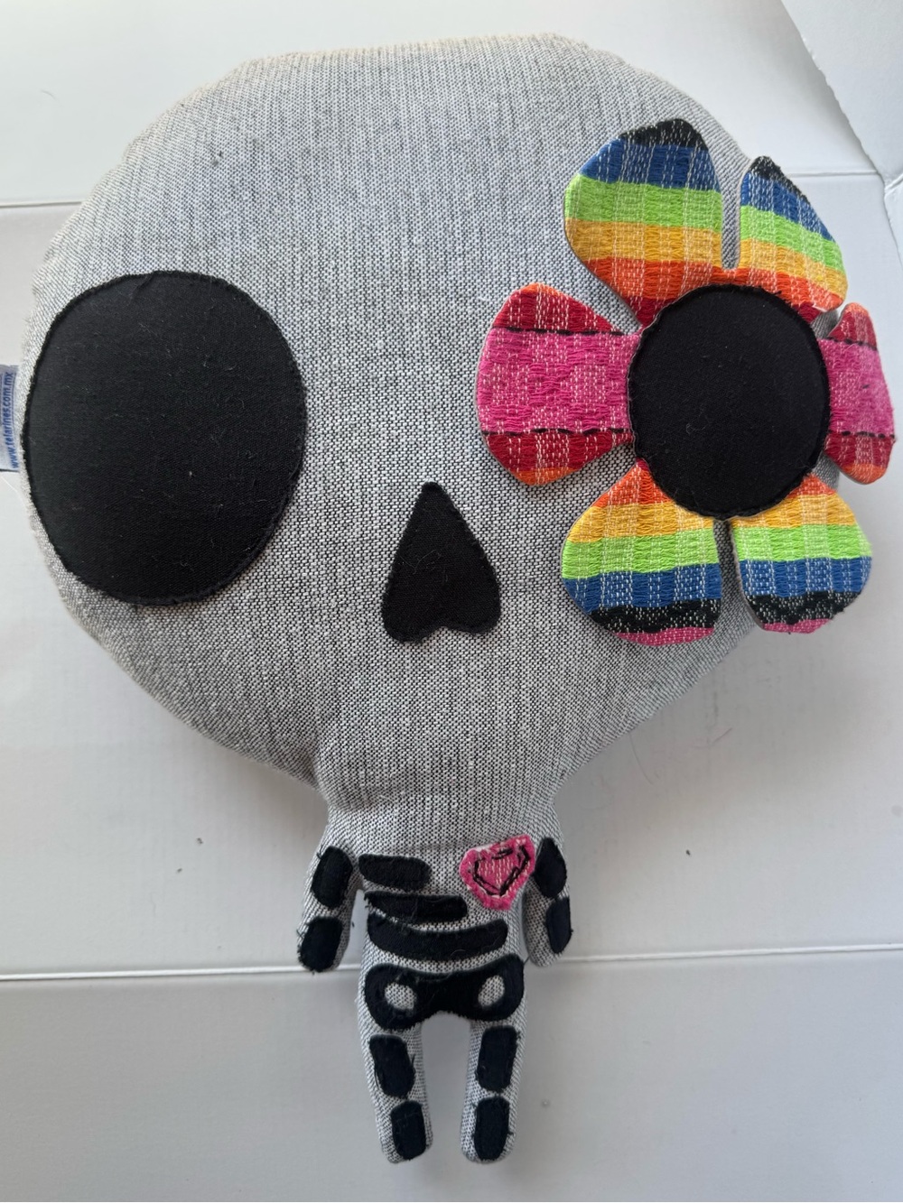 Day Of The Dead Telarines Handcrafted Plush Doll Pillow 15 inch